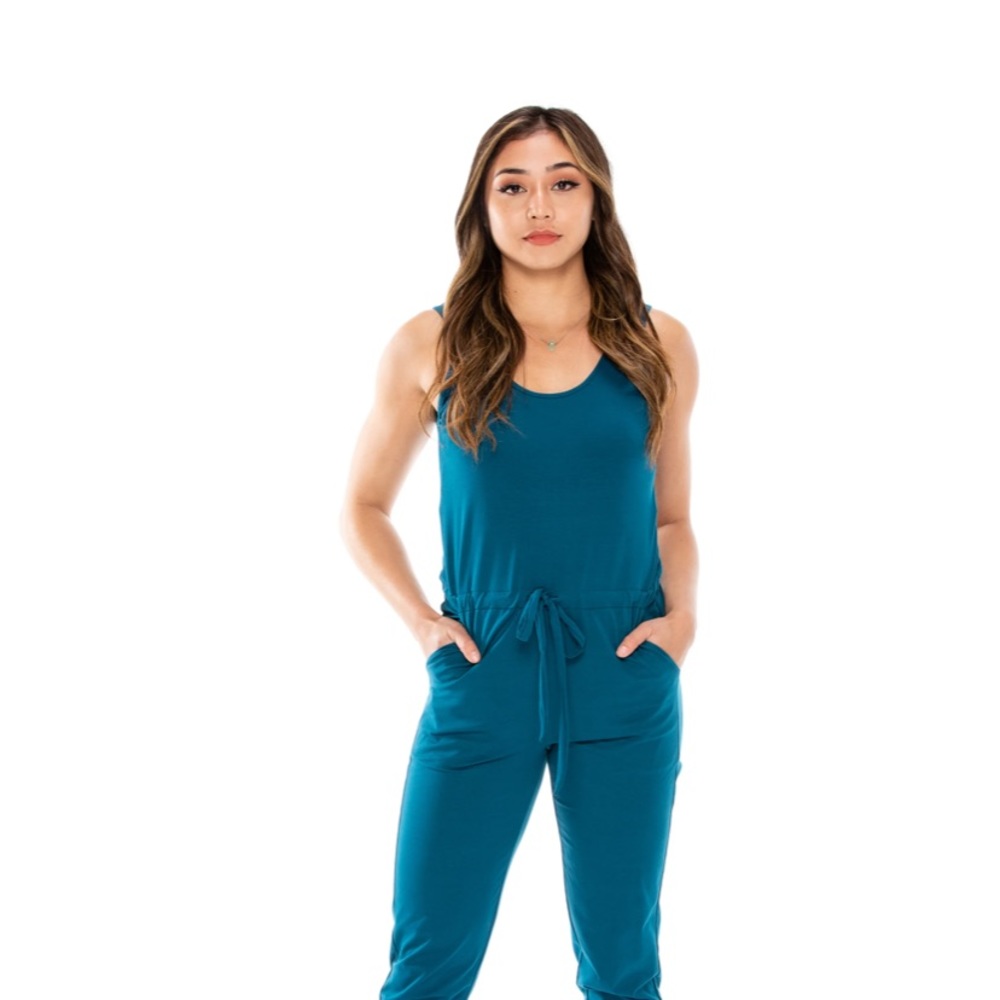 ETHOS One Piece Teal Jumpsuit